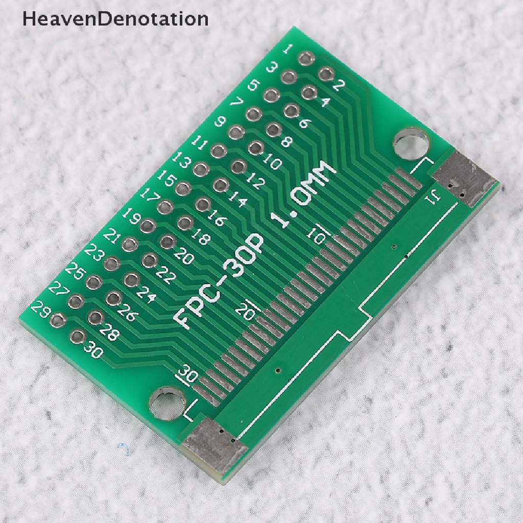 [HeavenDenotation] 1pcs 30pin 0.5mm FFC FPC Ke 30P DIP 2.54mm PCB converter board adapter HDV