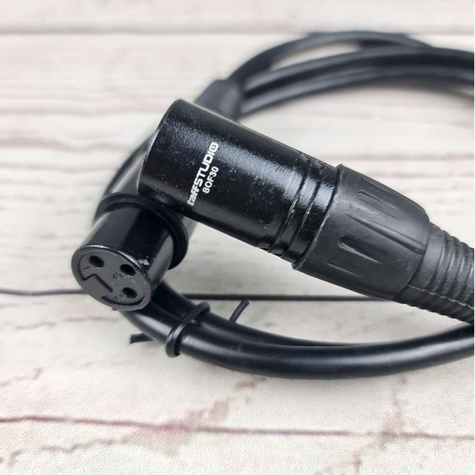 Kabel XLR M/F OFC Microphone Karaoke Shielded 1 Meter - SET A RAV SOLUTION