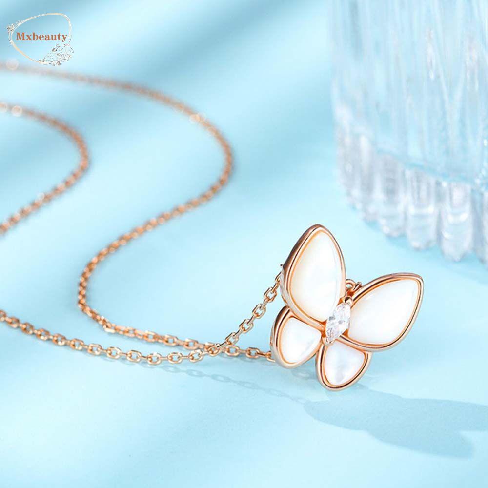 Mxbeauty Kalung Wanita Lucu Sederhana Perhiasan Perempuan Emas Hadiah Leher charms Elegan Choker