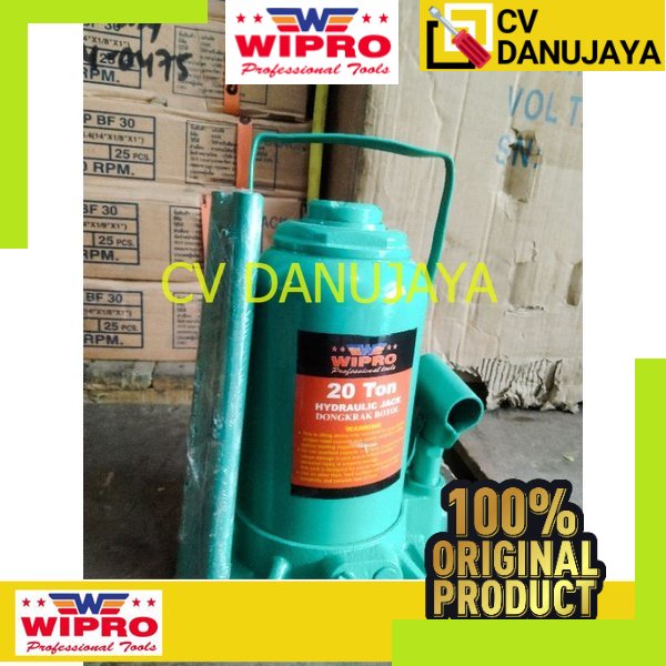 Dongkrak botol wipro 30 ton
