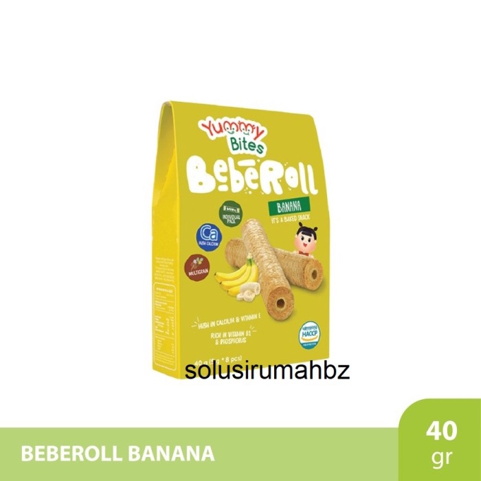 Yummy Bites Beberoll - Snack Baby, Bayi Sehat 9+ bulan 40gr Sereal 40g