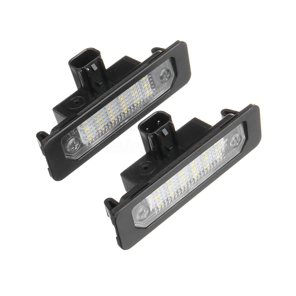 2pcs Lampu Plat Nomor Plat LED Putih Lampu Untuk Ford Flex Taurus Mustang Fusion Fusion Untuk Mercury sable milan