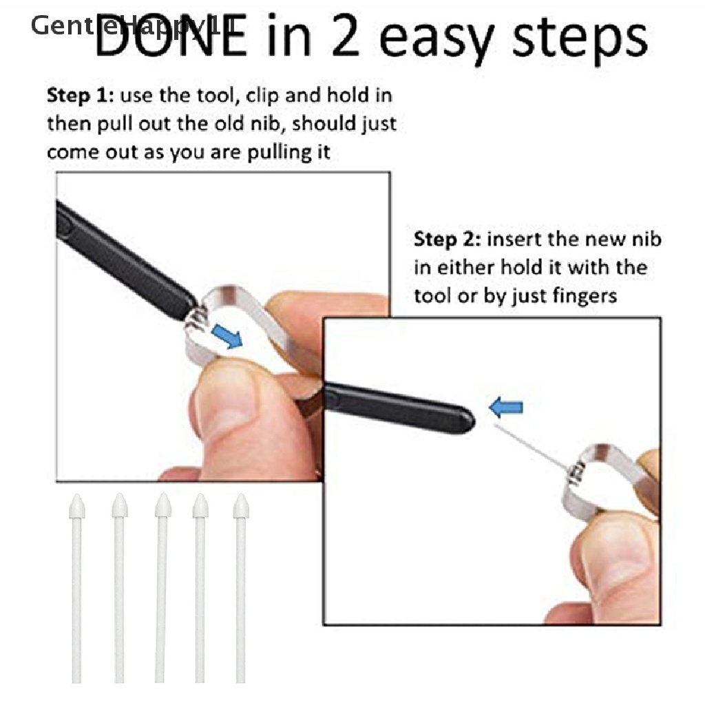 Gentlehappy Stylus Refill Touch Pen Tip Substite Nib Untuk Sansung Galaxy Tab S6 S7 T870 P610 id