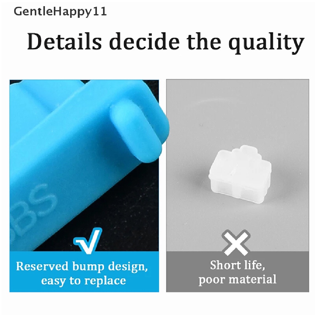Gentlehappy 16pcs/set Penutup Colokan Debu Silikon Warna plug laptop port USB Tahan Debu HDMI id