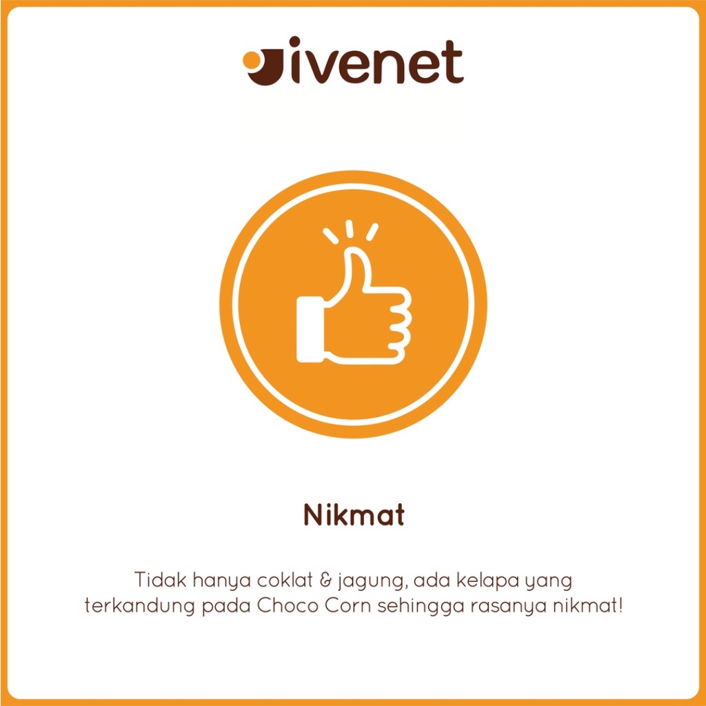 Ivenet Choco Corn - Snack Jajanan Cemilan Coklat Bayi dan Anak