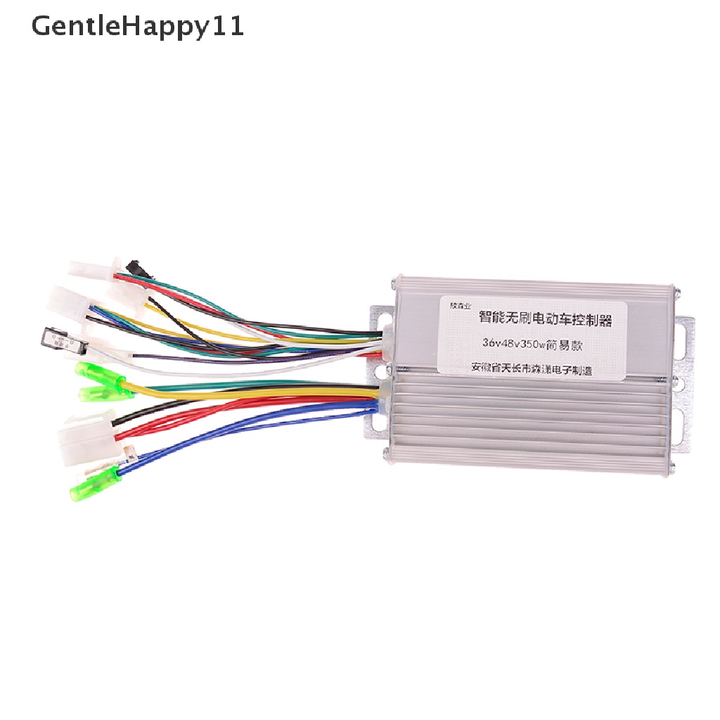 Gentlehappy 36v/48v 350w dc Sepeda Listrik e-bike scooter brushless motor dc controller id