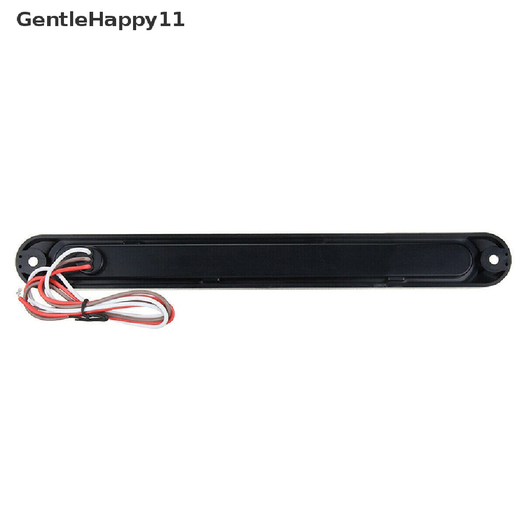 Gentlehappy 1PC 25CM 15led Merah Disegel Trailer Truk RV Berhenti Ekor Rem Belakang Turn Light Bar id