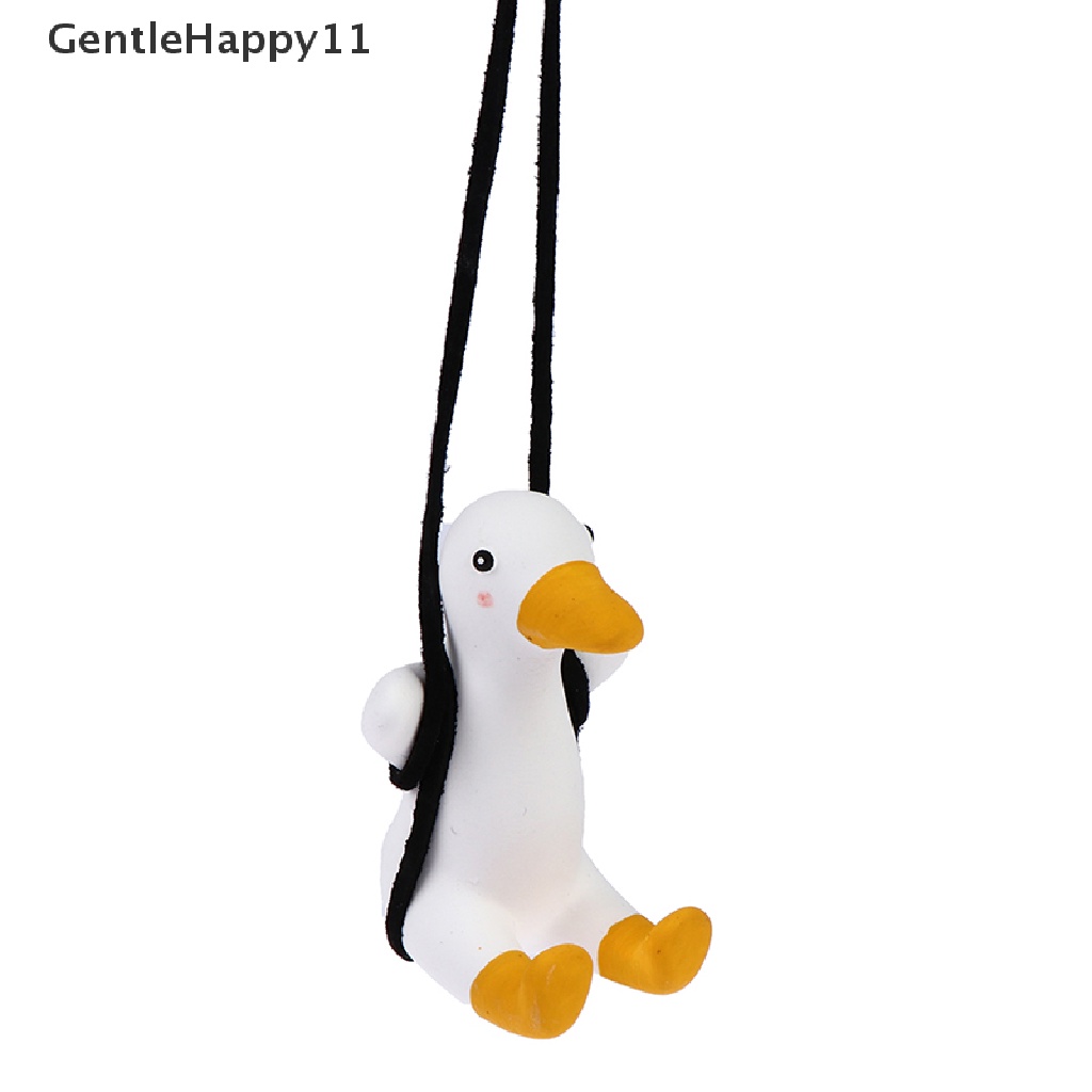 Gentlehappy Hiasan Liontin Mobil Bebek Kecil Yang Lucu Bebek Swing Auto Spion Pendant id