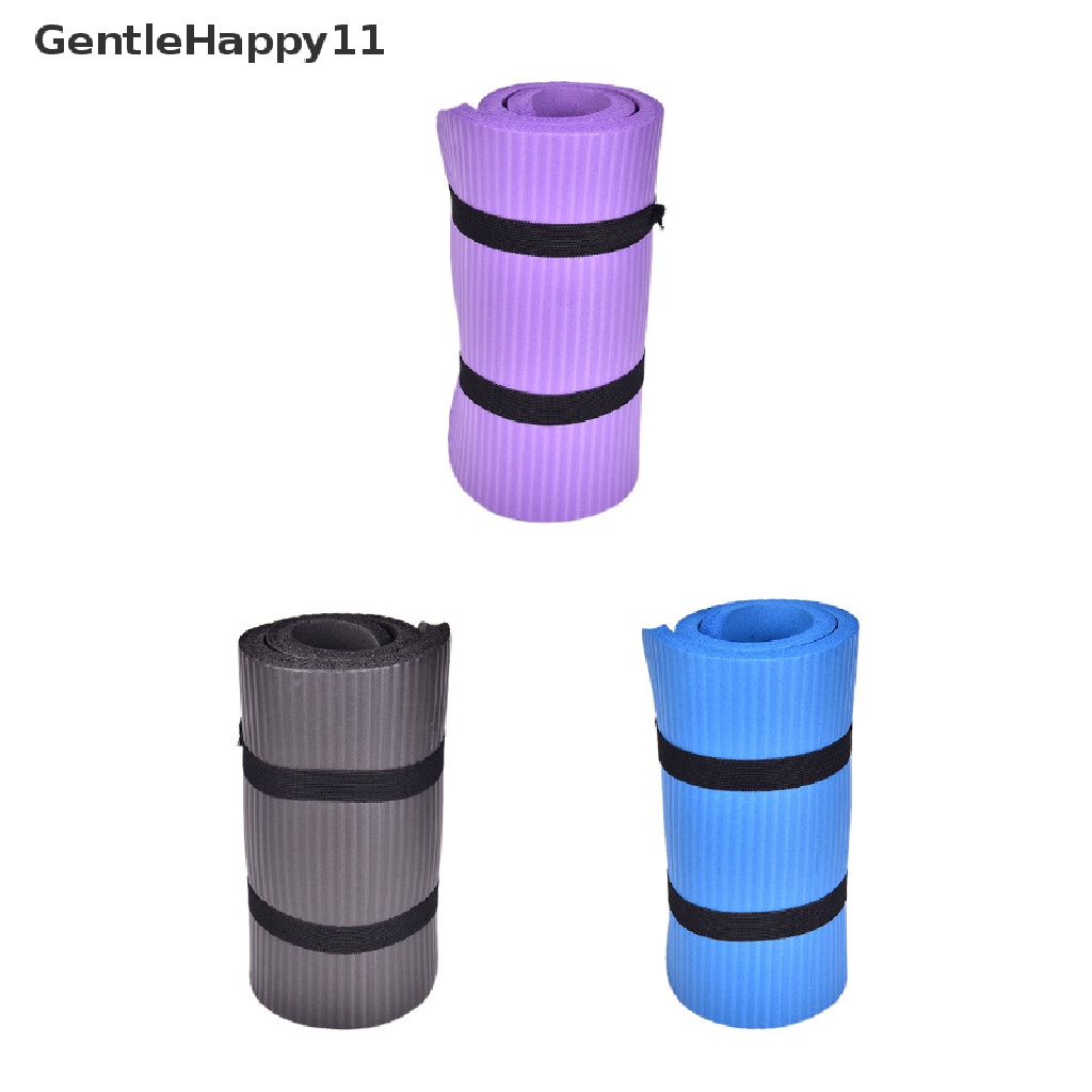 Gentlehappy 60x25x1.5 cm Non-Slip Yoga Knee Pad Cushion El Sport Mat Gym Lembut Yoga Tikar  Id