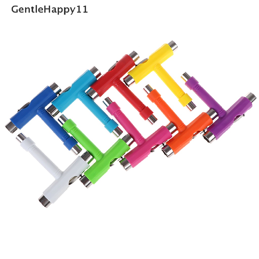 Gentlehappy 1PC T-type skateboard Alat Obeng Socket Skate T-Tool Kick Scooter Tool id