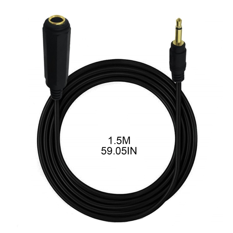 Cre Kabel Adapter Ekstensi 3.5mm Male to 6.35mm Female Untuk Perangkat 3.5mm/6.5mm Universal Campatibility Cord