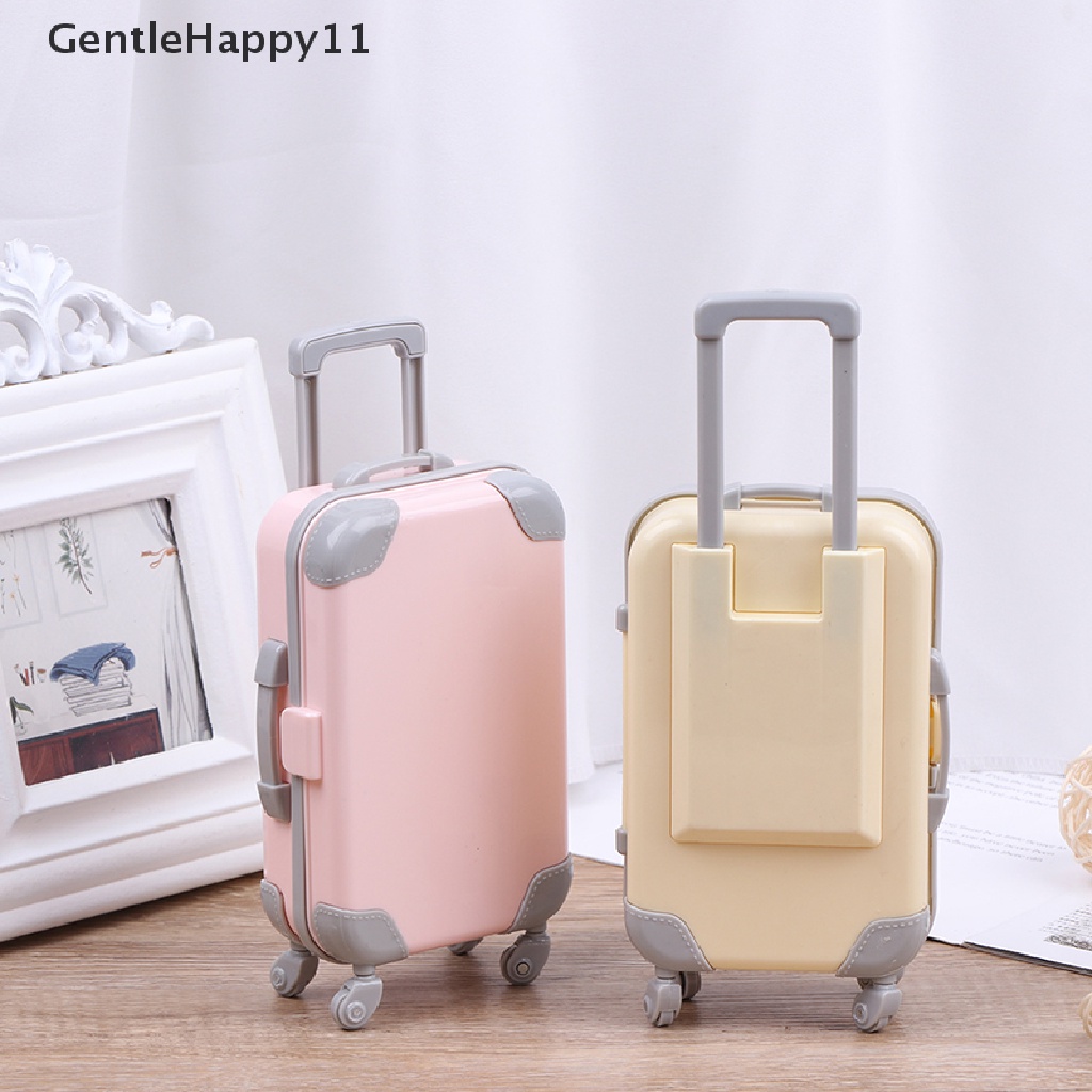 Gentlehappy Aksesoris Boneka Kereta Travel Plastik Mini Koper Plastik Bagasi id