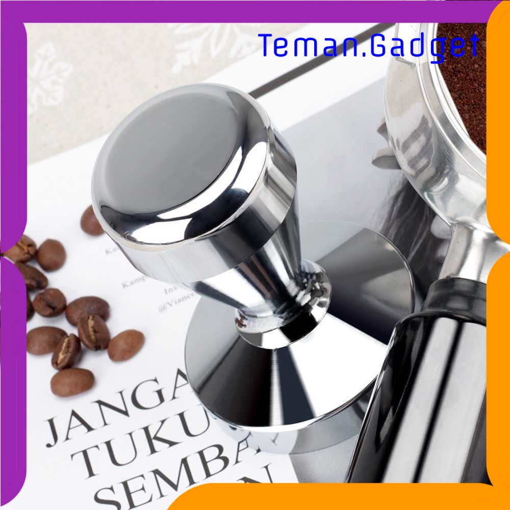 TG - DPR One Two Cups Tamper Kopi Espresso Flat Stainless Steel 51mm - SS51