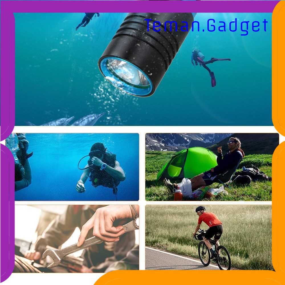 TG - OLR TaffLED Senter LED Diving Flashlight Waterproof L2 3800 Lumens - TR298