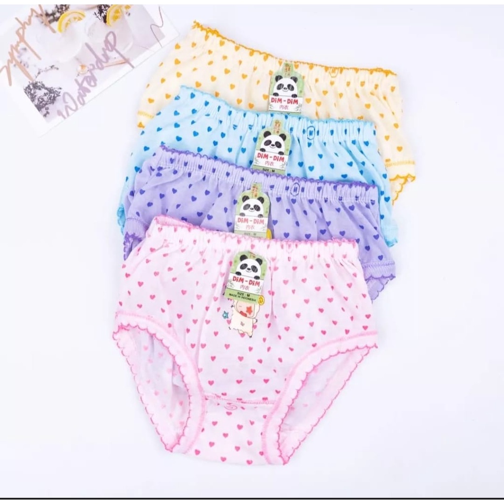 6 PCS CELANA DALAM ANAK PEREMPUAN MOTIF LUCU/CELANA DALAM ANAK PEREMPUAN SABLON/CD ANAK MOTIF LUCU/C