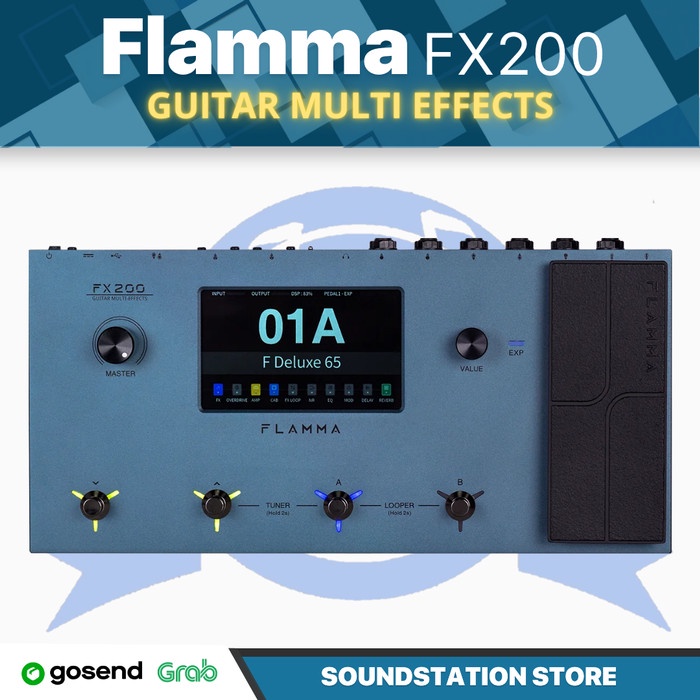 FLAMMA FX200 Guitar Multi Effects | Multi Efek Gitar