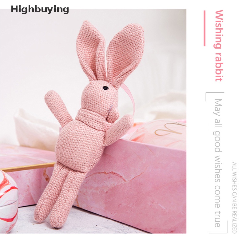 Hbid Boneka Kelinci Berharap Linen Baru Berkaki Panjang Rabbit Bag Bouquet Pendant Diy Glory