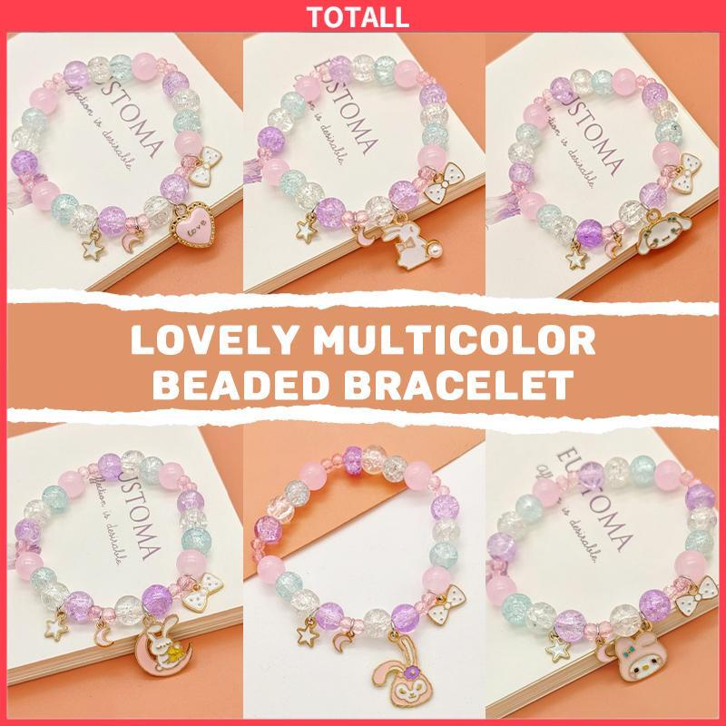 COD Korean Gelang Manik Kartun beraneka warna Gelang Anjing Giok Laurel Bracelets Jewelry Accessories-Totall