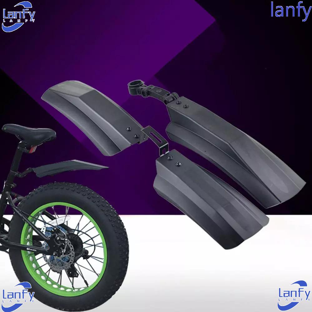 Lanfy Sepeda Mud Guard Depan Belakang Aksesoris Sepeda Untuk Spakbor Sepeda Fatbike Sepeda MTB Sepeda Listrik Sepeda Gemuk Spakbor