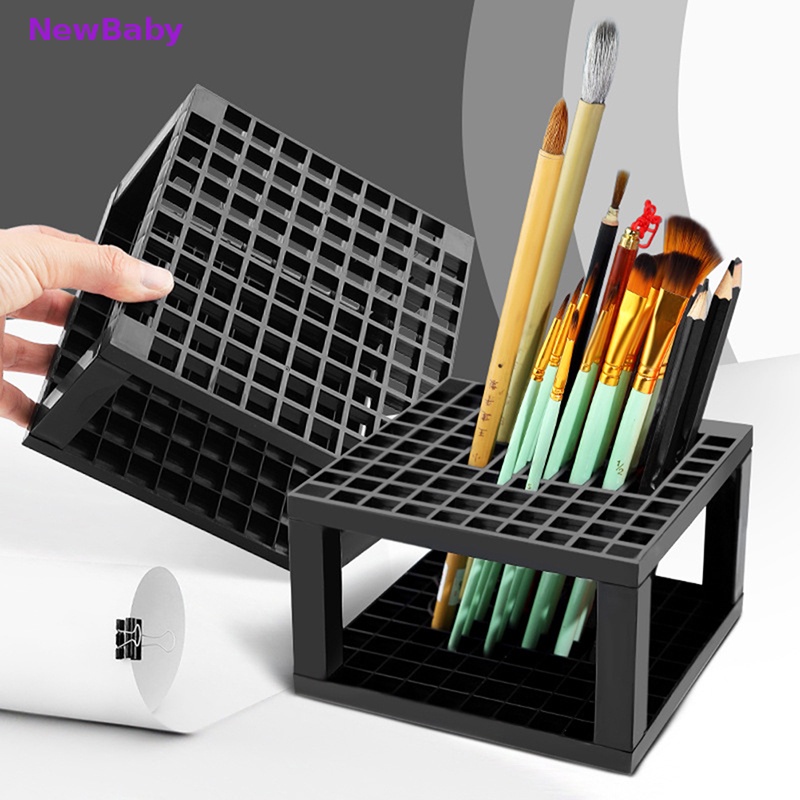 Newbaby 1PC Removable 96lubang Tempat Pensil Makeup Brushe Holder Perlengkapan Paing ID