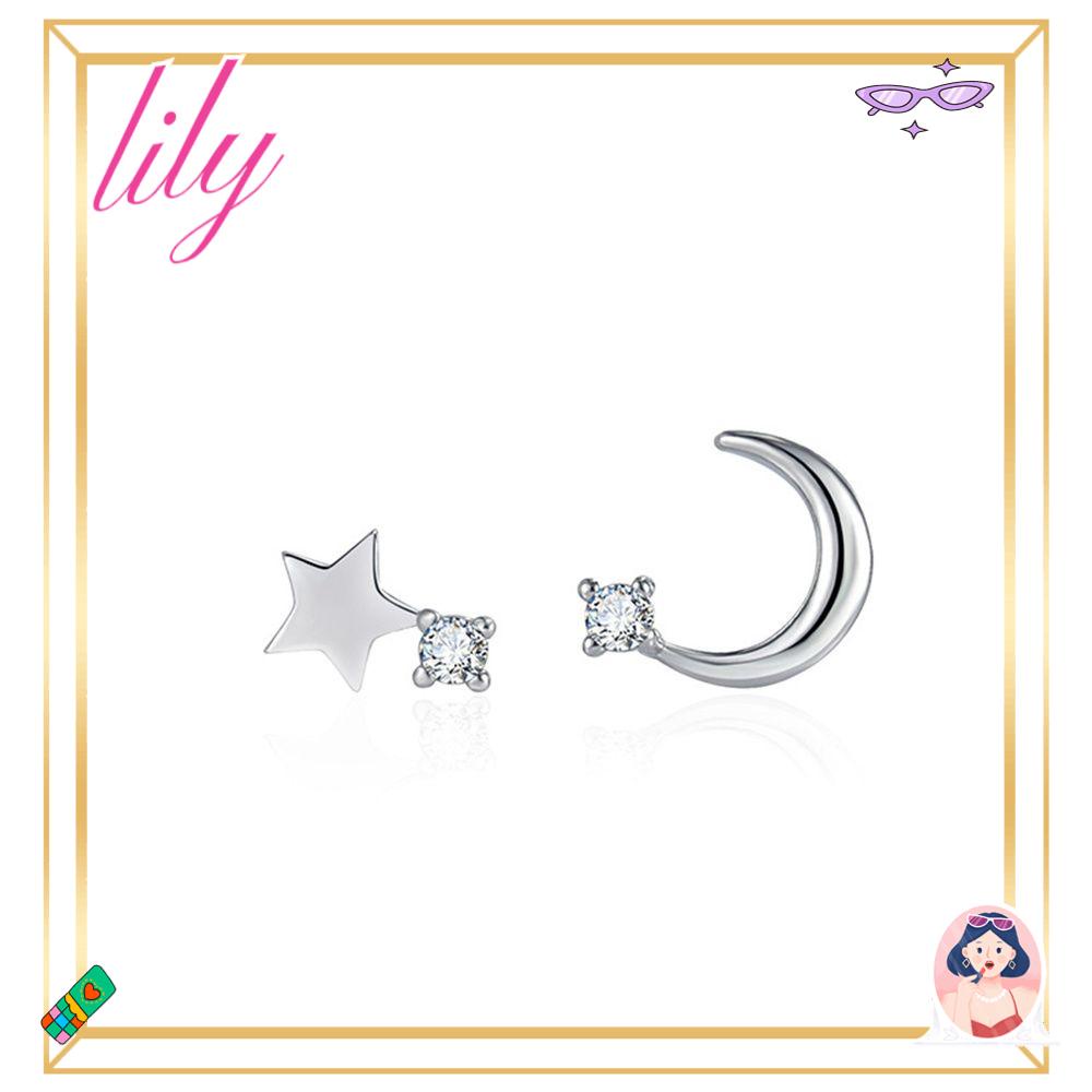 Lily Anting Fashion Perhiasan Hadiah Valentine Wanita Gadis Ulang Tahun Ear Stud