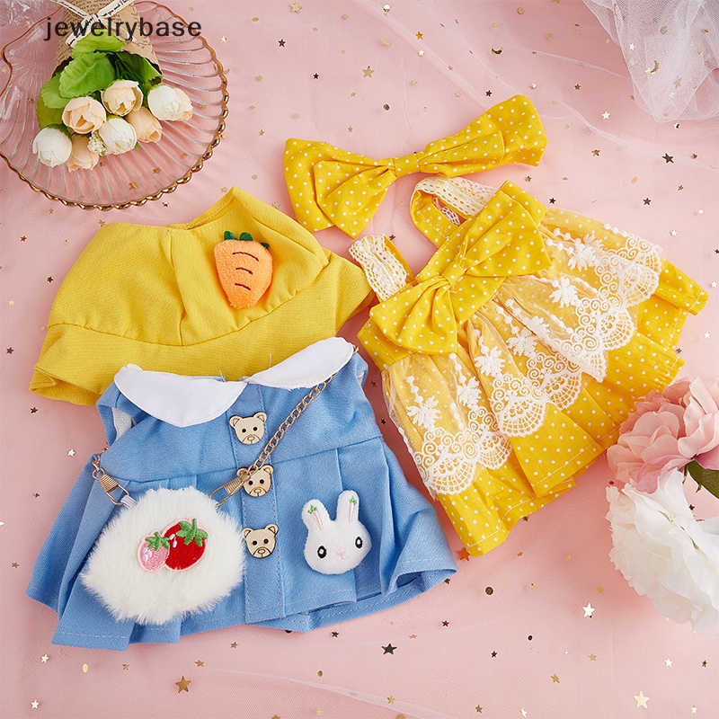 [jewelrybase] 30 cm Bebek Kuning Boneka Aksesoris Mainan Mewah Baju Bebek Gaya Lolita Rok Hadiah Butik