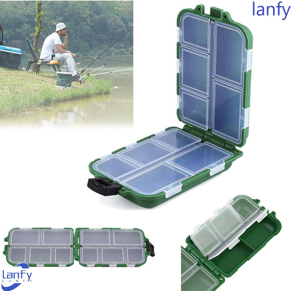 Lanfy Fishing Tackle Boxes Portable Aksesori Square Tool Fishhook Box