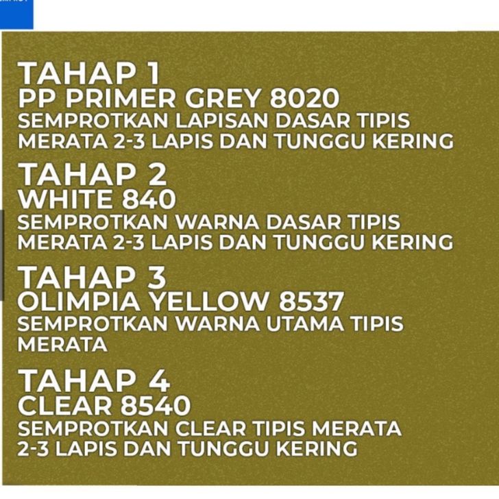 SOLID COLOURS DITON Spray Paint Acrylic Lacquer Paint Pilox Pilok Cat Semprot - 8537 OLIMPIA YELLOW / KUNING (300cc / 300ml)