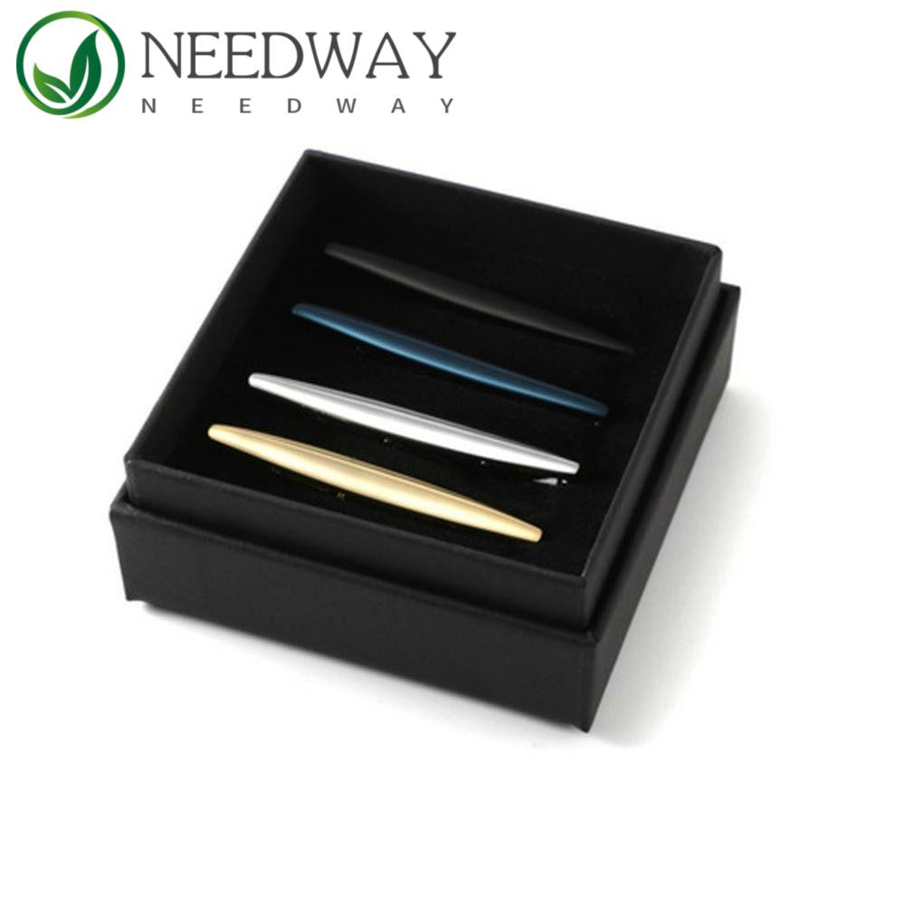 Needway   Klip Dasi Logam Aksesoris Acara Formal Gentleman Gift Tie Pin Pernikahan Fashion Perhiasan Clasp Clip