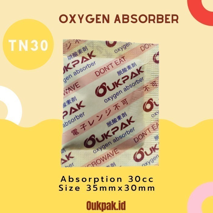 

OUKPAK Oxygen Absorber 30cc Pengawet Makanan Oksigen Halal