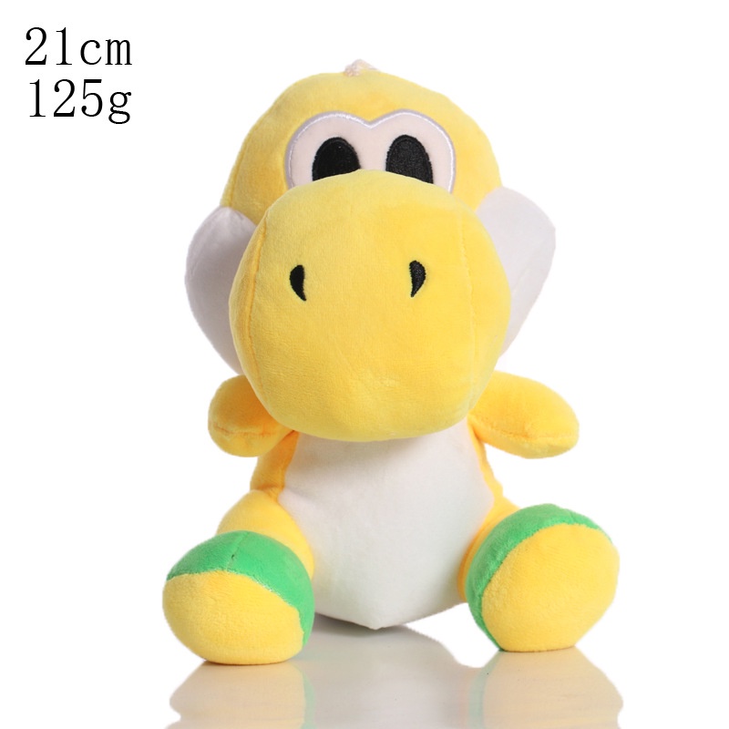 15 cm 25 cm Anime Game Super MARIO Bros Kodok Mainan Mewah Berdiri LUIGI Yoshy MARIO Boneka Hadiah Ulang Tahun