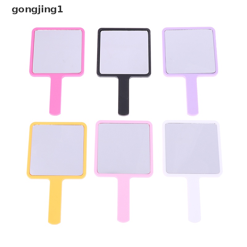 Ggg Eyelash Extension Handheld Makeup Mirror Kaca Rias Make Up Persegi Dengan Handle ID