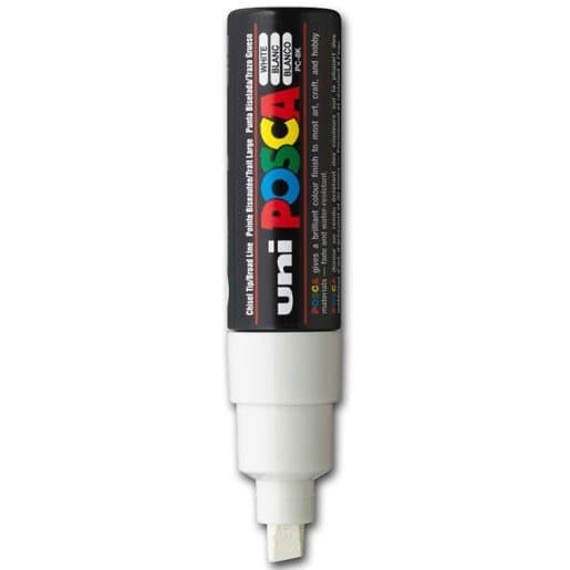 

8mm PUTIH PC-8K Spidol POSCA Marker glass kaca UNI ATK0645PC