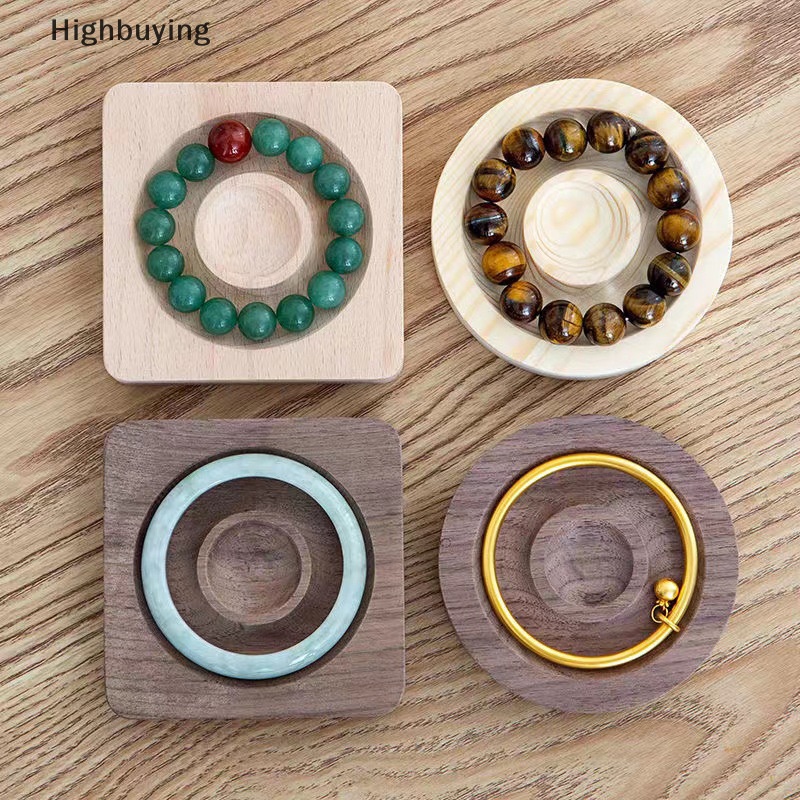 Hbid DIY Bracelates Plate Manik-Manik Nampan Desain Perhiasan Alat Ukur Kerajinan Hadiah Organizer Kompartemen Bambu Papan Alami Glory