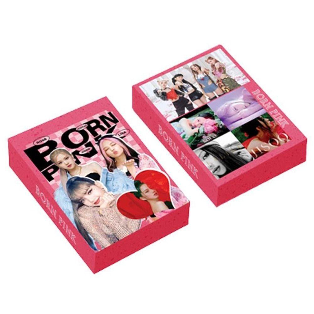 Mxbeauty LOMO Card Set Fans Hadiah HD Card Kartu Kolektor Album Idola Kartu Foto Idol Blackpink Koleksi Gift Kartu Grup Cewek Blackpink