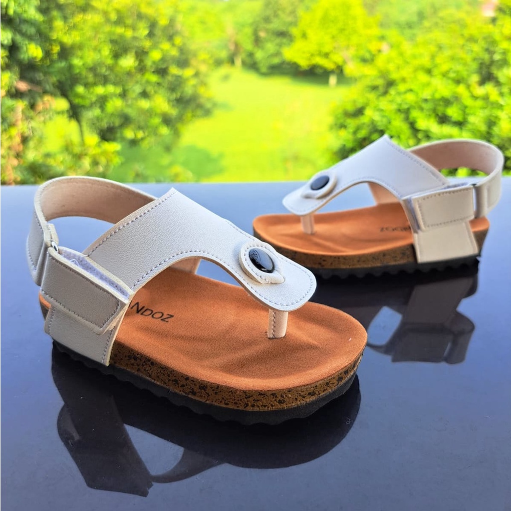 VINANDOZ SP06 Sandal Puyuh Anak Unisex Motif Japit Umur 1 2 3 tahun - Bahan Kulit Sintesis - Anti Slip