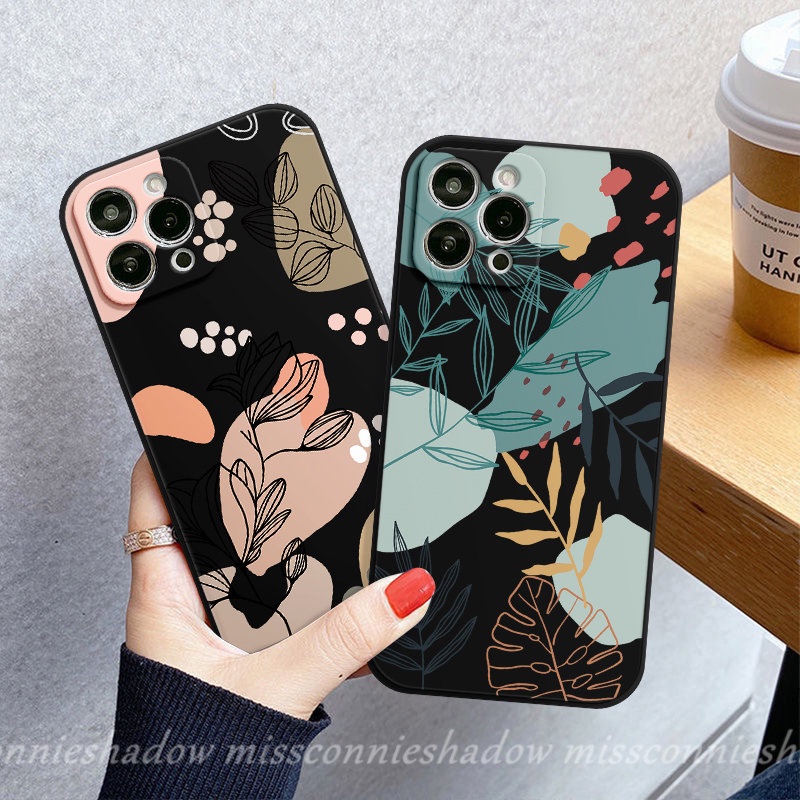 Case Motif Sisi Untuk Realme C35 C33 C21Y C31 C25 C1 C25Y C20 C12 C11 8i 5 5s 9i 6i 9 8 5i 7 10 10 8 Pro C3 7i C30 C25s C17 C21 Soft Tpu Spring Fresh Bunga Daun Sarung Motif Bunga