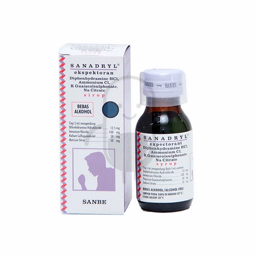 Sanadryl Expetoran Sirup 60 Ml