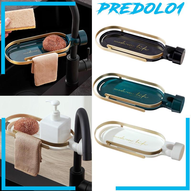 [Predolo1] Faucet Drain Rack Kitchen Tempat Spons Kran Untuk Laundry Room Kitchen