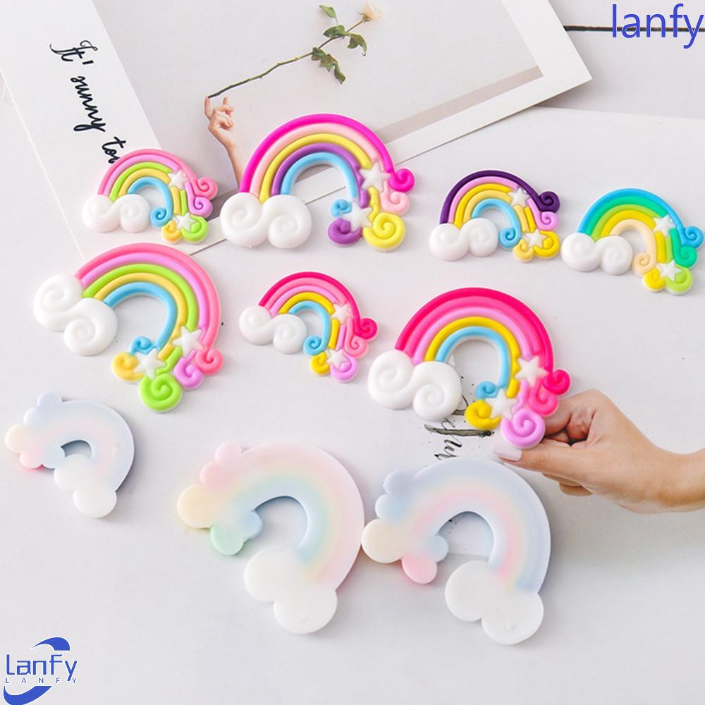 Lanfy Lem Gepeng Kembali Kartun Hiasan Flexible PVC Rainbow