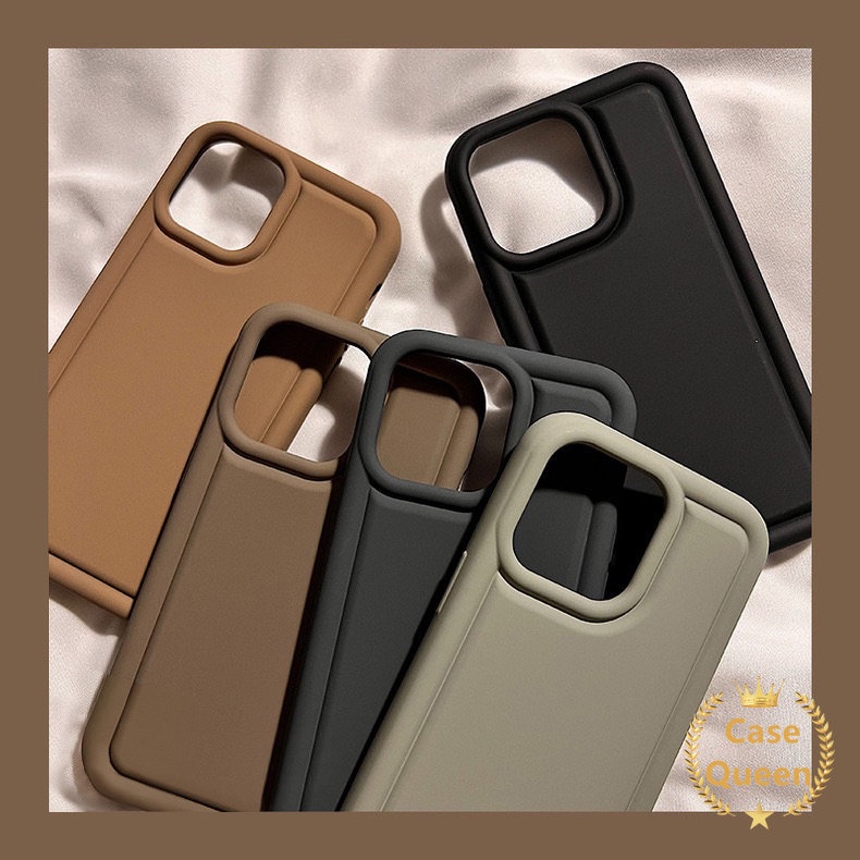 Case Silikon Cair Ponsel Shockproof Untuk Redmi 10C 9A 9C NFC 12C 10 9T 9 A1 10A Redmi Note 10 11 9 11s 10s 8poco F4 Mewah Simple Tebal Matte Polos Lembut Airbag Cover