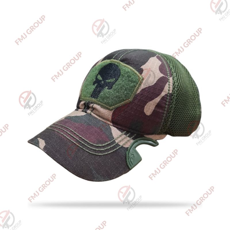 Topi Coak Tactical Punisher Premium / Topi Tactical Punisher Baseball Cap / Topi Baseball Coak Punisher - Loreng Kopassus