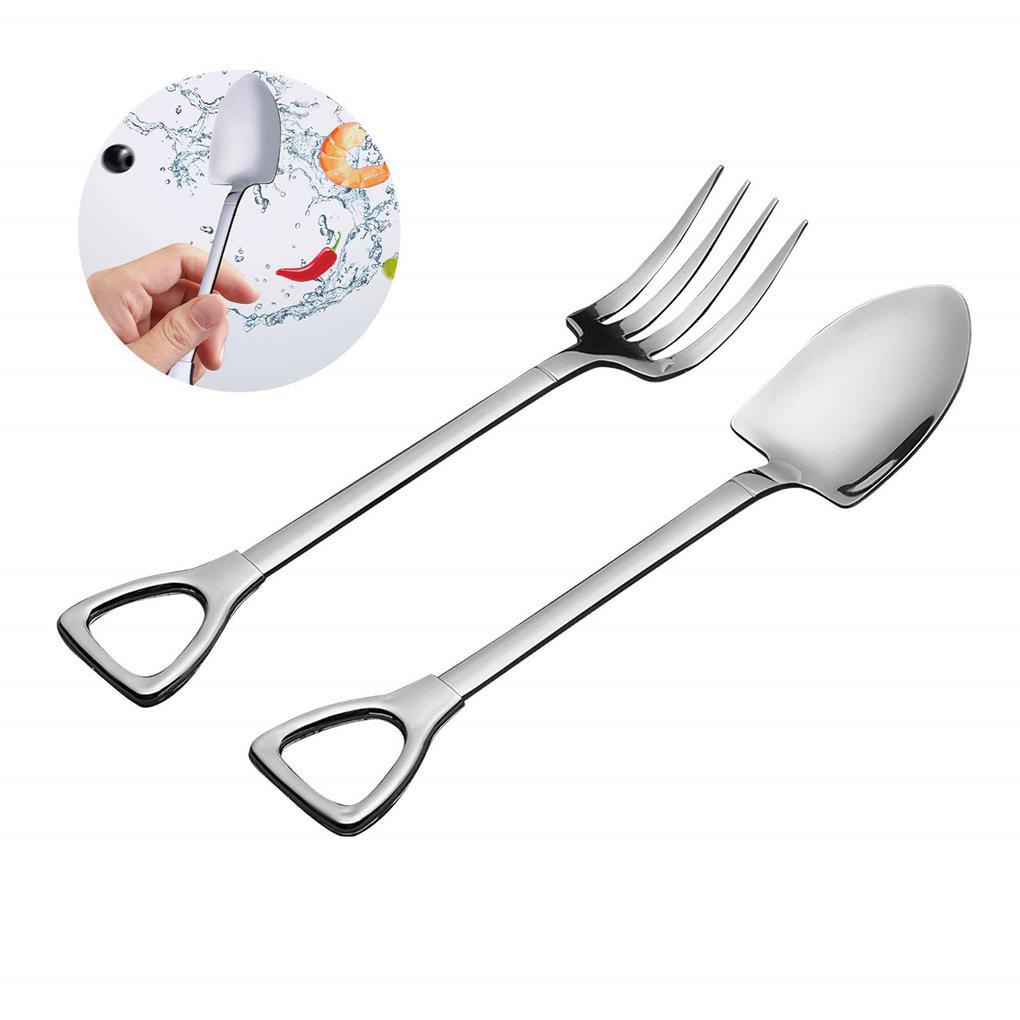 Dessert Spoon Set Pengerjaan Indah Anak-Anak Bersih Mudah Penyimpanan Sendok Ke Mudah &amp; Set Sekop Sendok Garpu Kreatif Kit Untuk Rumah Dapur Anak