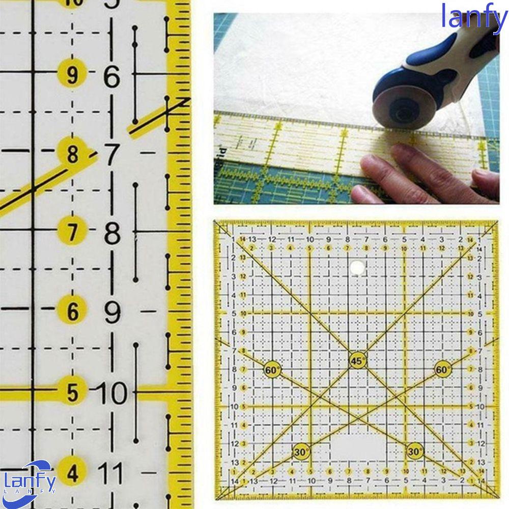 Lanfy Penggaris Pemotong Kualitas Tinggi Perlengkapan Tailor Yardstick Pengukur Kaki Penggaris Gambar