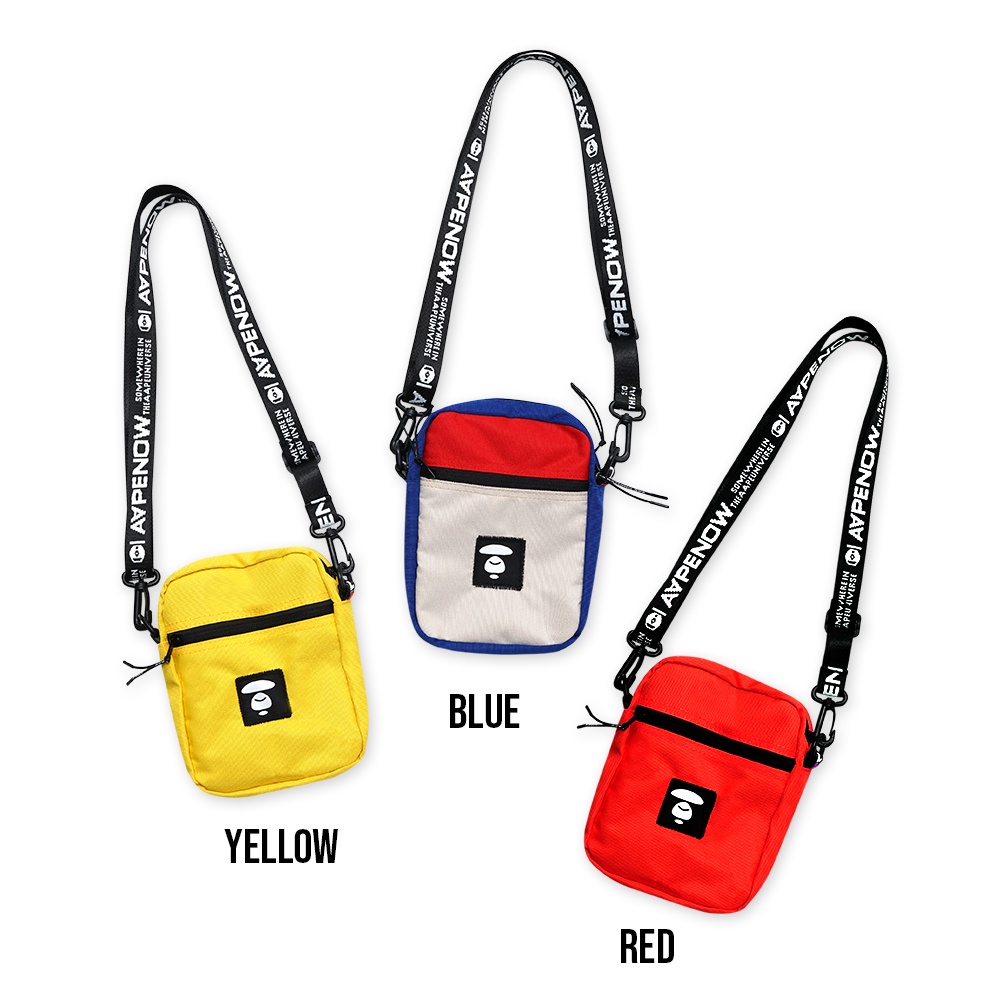 Aape by A Bathing Ape Logo Patch Shoulder Bag