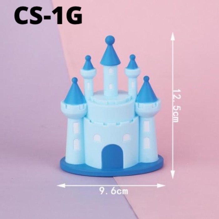 

CS1 - Hiasan Kue Cake Topper Castle Kastil - CS-1G Biru
