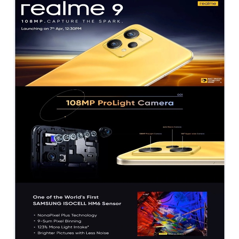 REALME 9 RAM 8GB 128GB GARANSI RESMI