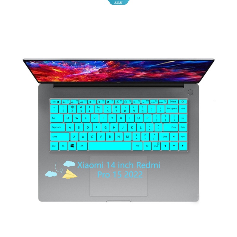 Pelindung Keyboard Silikon Tahan Air Dan Lembab Untuk &quot;Xiaomi 14inch RedmiBook Pro 15 2022 Aksesoris Laptop Film Keyboard Lembut Dan Nyaman [ZK]