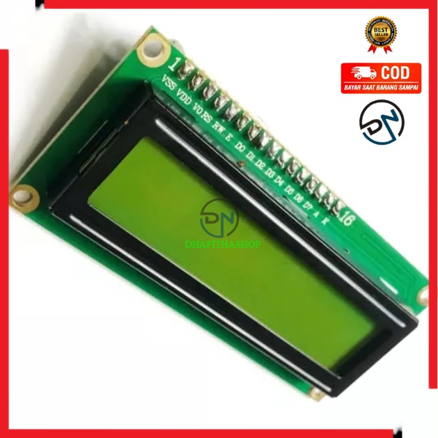 Lcd Display CPU Pom Mini 1602A / Lcd Kecil Pom Mini / Lcd Cpu Pom Mini Sudah pasang socket Tinggal C