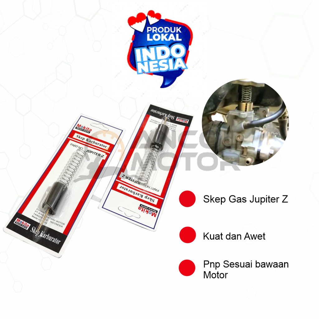 Per Skep Gas Jarum Karburator Jupiter Vega Lama Karbu Lokal Bagus